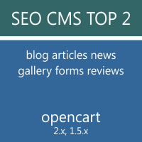 SEO CMS TOP 2: Blog News Articles Reviews Gallery Forms